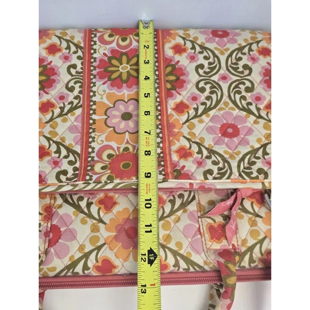 Vera Bradley Hard Shell Laptop Computer Case Bag Folkloric Retired Strap VTG